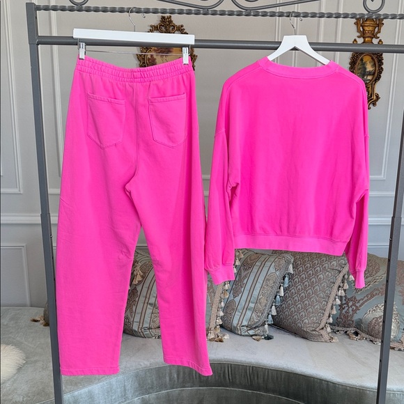 NWOT GAP Bold Pink Lounge Set size M - Picture 6 of 16